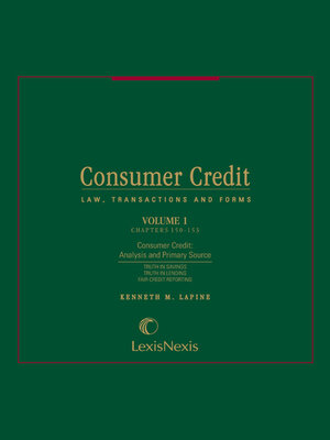 cover image of Consumer Credit